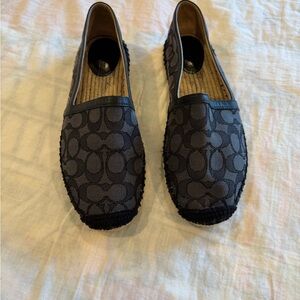Women’s Black Coach Slip-On Shoes
